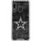 NFL Dallas Cowboys Black & White Galaxy A30 Clear Case