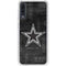 NFL Dallas Cowboys Black & White Galaxy A50 Clear Case
