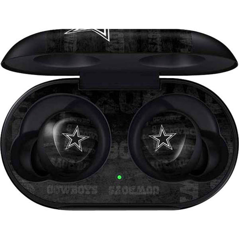 NFL Dallas Cowboys Black & White Galaxy Buds Skin