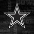 NFL Dallas Cowboys Black & White Galaxy Note 8 Skin