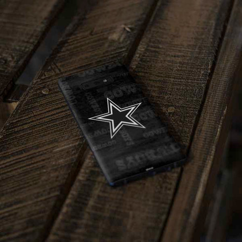 NFL Dallas Cowboys Black & White Galaxy Note 9 Skin