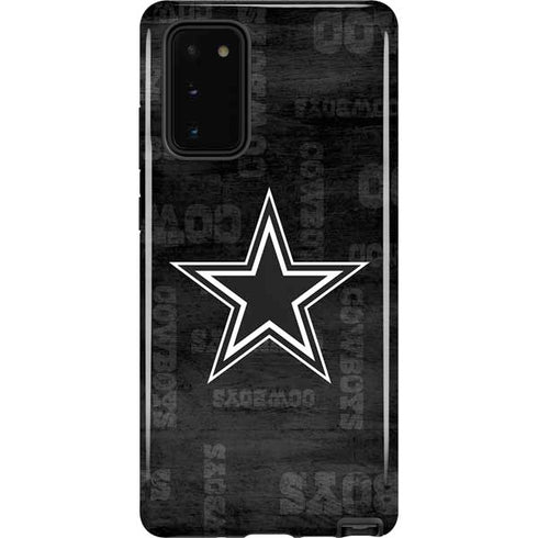NFL Dallas Cowboys Black & White Galaxy Note20 5G Pro Case
