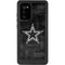 NFL Dallas Cowboys Black & White Galaxy Note20 5G Waterproof Case