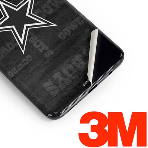 NFL Dallas Cowboys Black & White Galaxy S10 Skin
