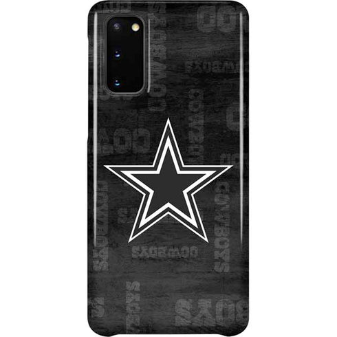 NFL Dallas Cowboys Black & White Galaxy S20 Lite Case