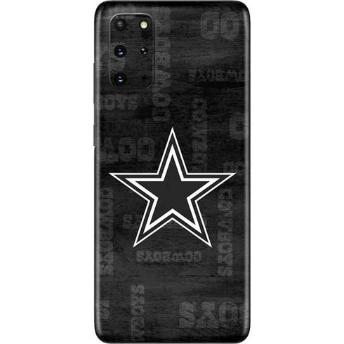NFL Dallas Cowboys Black & White Galaxy S20 Plus Skin