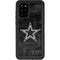 NFL Dallas Cowboys Black & White Galaxy S20 Plus Waterproof Case
