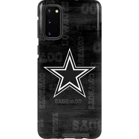 NFL Dallas Cowboys Black & White Galaxy S20 Pro Case