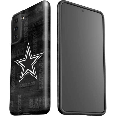 NFL Dallas Cowboys Black & White Galaxy S21 Plus 5G Pro Case