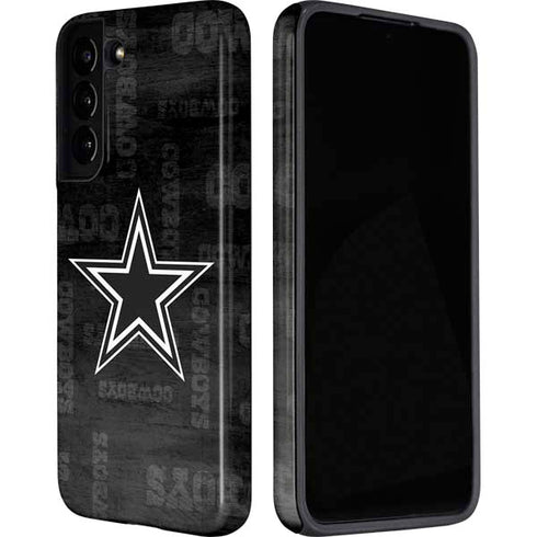 NFL Dallas Cowboys Black & White Galaxy S22 Plus Pro Case