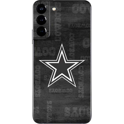 NFL Dallas Cowboys Black & White Galaxy S22 Plus Skin