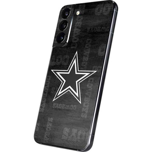 NFL Dallas Cowboys Black & White Galaxy S22 Plus Skin