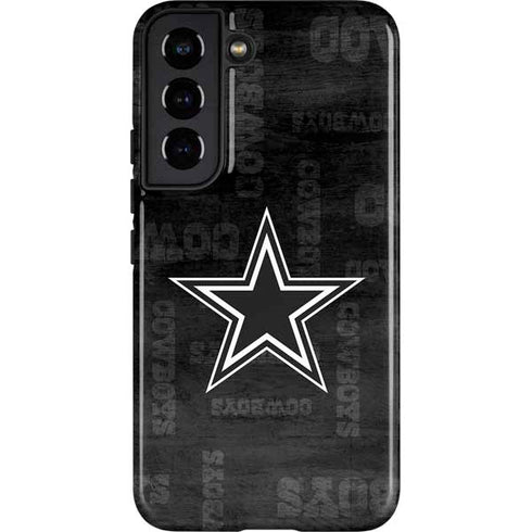 NFL Dallas Cowboys Black & White Galaxy S22 Pro Case