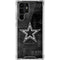 NFL Dallas Cowboys Black & White Galaxy S22 Ultra Clear Case