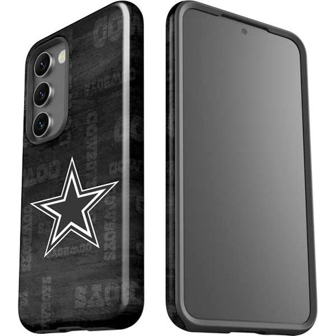 NFL Dallas Cowboys Black & White Galaxy S23 Plus Pro Case