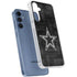 NFL Dallas Cowboys Black & White Galaxy S24 Clear Case