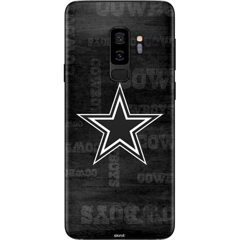 NFL Dallas Cowboys Black & White Galaxy S9 Plus Skin