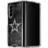 NFL Dallas Cowboys Black & White Galaxy Z Fold4 5G Clear Case
