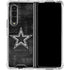 NFL Dallas Cowboys Black & White Galaxy Z Fold4 5G Clear Case