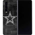 NFL Dallas Cowboys Black & White Galaxy Z Fold4 5G Skin