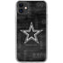NFL Dallas Cowboys Black & White iPhone 11 Clear Case