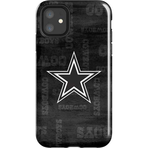 NFL Dallas Cowboys Black & White iPhone 11 Impact Case