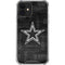 NFL Dallas Cowboys Black & White iPhone 12 Clear Case