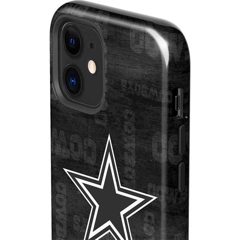 NFL Dallas Cowboys Black & White iPhone 12 Impact Case
