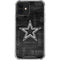 NFL Dallas Cowboys Black & White iPhone 12 Mini Clear Case
