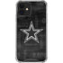 NFL Dallas Cowboys Black & White iPhone 12 Mini Clear Case