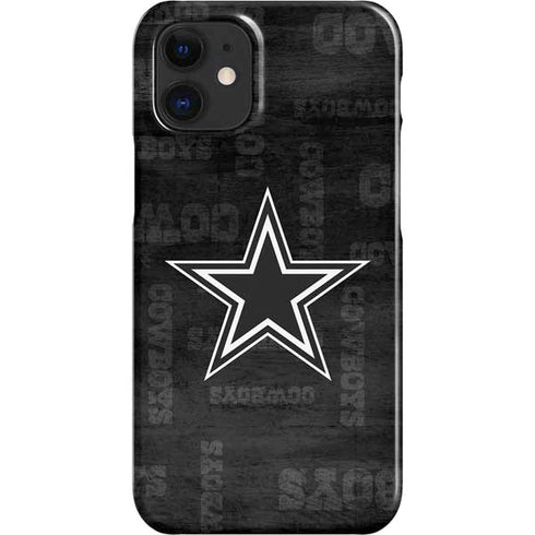 NFL Dallas Cowboys Black & White iPhone 12 Mini Lite Case