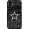 NFL Dallas Cowboys Black & White iPhone 12 Mini Lite Case