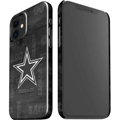 NFL Dallas Cowboys Black & White iPhone 12 Mini Lite Case