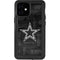 NFL Dallas Cowboys Black & White iPhone 12 Mini Waterproof Case