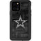 NFL Dallas Cowboys Black & White iPhone 12 Pro Waterproof Case