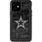 NFL Dallas Cowboys Black & White iPhone 12 Waterproof Case