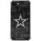 NFL Dallas Cowboys Black & White iPhone 13 Clear Case