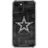 NFL Dallas Cowboys Black & White iPhone 13 Clear Case