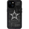 NFL Dallas Cowboys Black & White iPhone 13 Mini Waterproof Case
