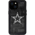 NFL Dallas Cowboys Black & White iPhone 13 Mini Waterproof Case