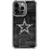 NFL Dallas Cowboys Black & White iPhone 15 Pro Clear Case