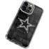 NFL Dallas Cowboys Black & White iPhone 15 Pro Clear Case