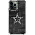 NFL Dallas Cowboys Black & White iPhone 14 Pro Max Clear Case