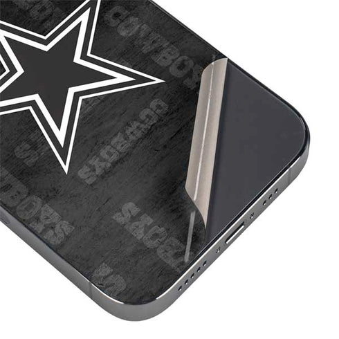 NFL Dallas Cowboys Black & White iPhone 14 Pro Max Skin