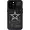 NFL Dallas Cowboys Black & White iPhone 14 Pro Max Waterproof Case