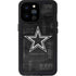 NFL Dallas Cowboys Black & White iPhone 14 Pro Max Waterproof Case