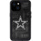 NFL Dallas Cowboys Black & White iPhone 15 Waterproof Case