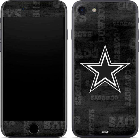 NFL Dallas Cowboys Black & White iPhone 7 Skin