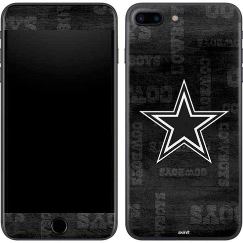 NFL Dallas Cowboys Black & White iPhone 8 Plus Skin