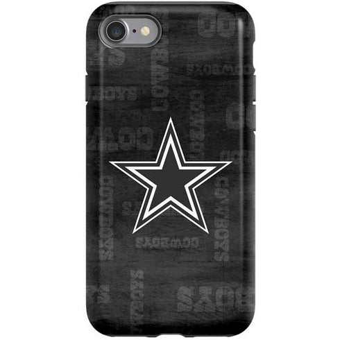 NFL Dallas Cowboys Black & White iPhone SE (2nd & 3rd Gen) Pro Case